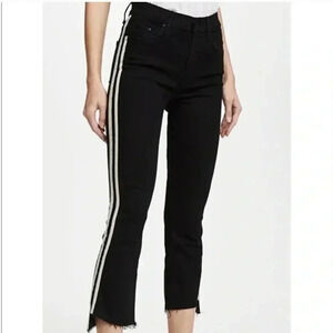 MOTHER INSIDER CROP STEP FRAY JEANS - GUILTY RACER
